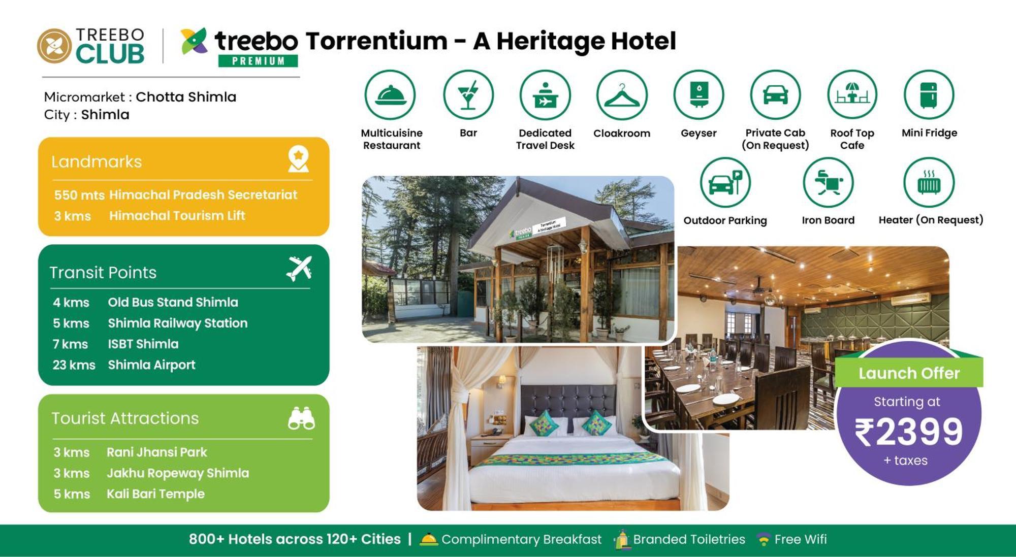 Treebo Premium Torrentium - A Heritage Hotel Σίμλα Εξωτερικό φωτογραφία